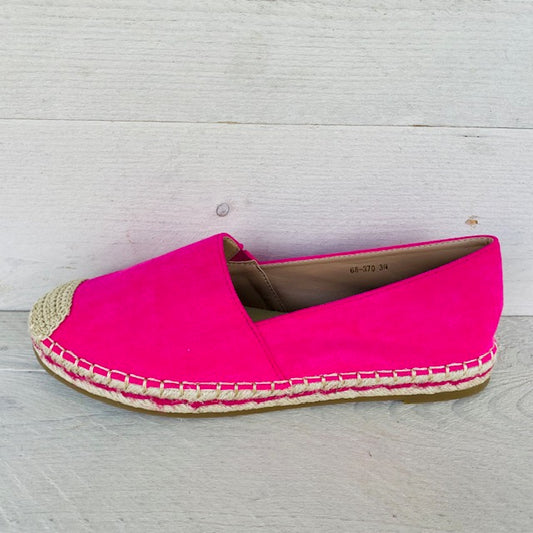 Leuke espadrilles fuchsia