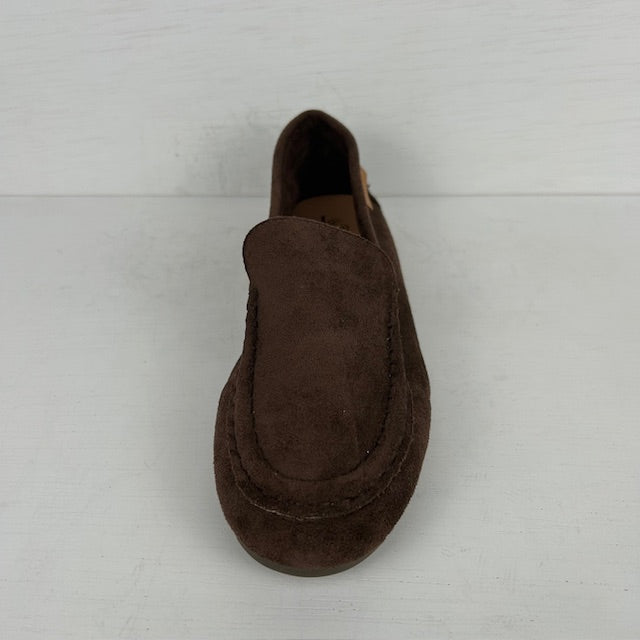 Geweldige suèdine instappers bruin