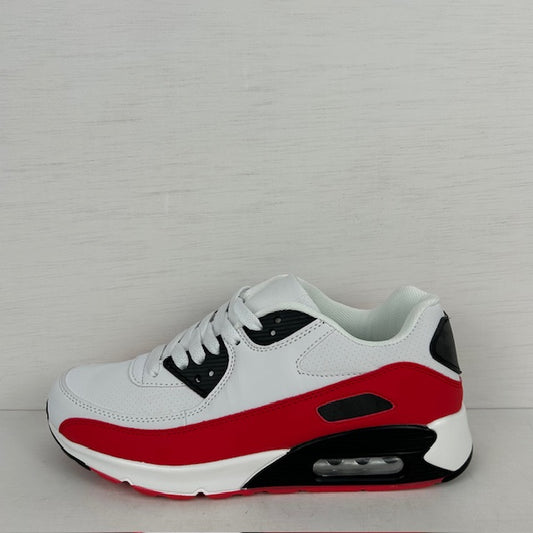 Leuke air sneakers wit rood