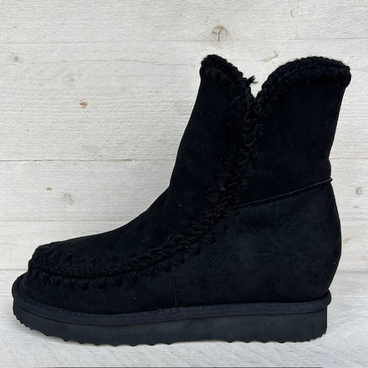 Comfy winter boots zwart