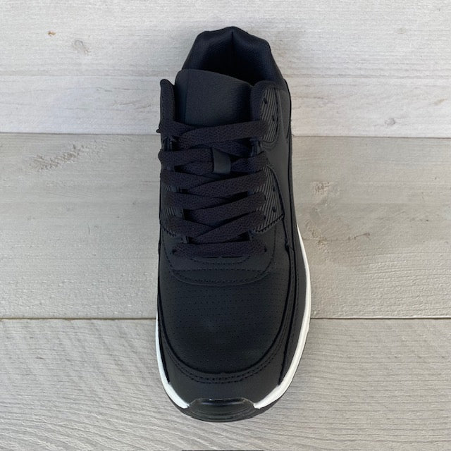 Gave air sneakers zwart wit (maat 36 t/m 45)