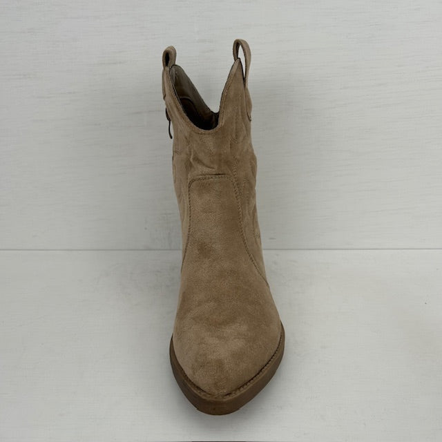 Suèdine cowboylaarsje khaki