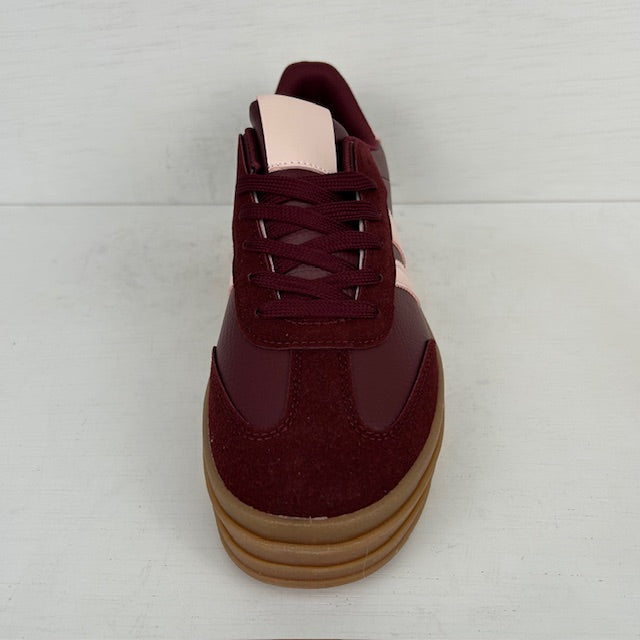 Gave sneakers met retrozool rood