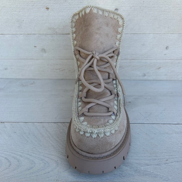 Suèdine winterboots beige