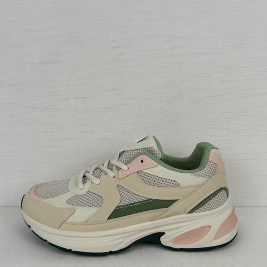 Leuke sneakers met trendy design groen