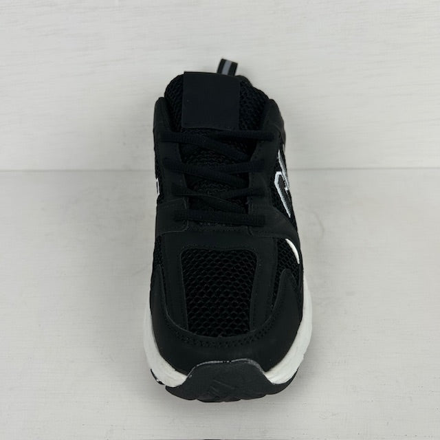 Sportieve sneakers met trendy design zwart (Verkrijgbaar van maat 36 t/m maat 45)