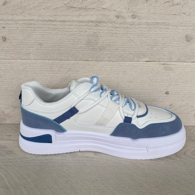 Wit blauwe sneakers original