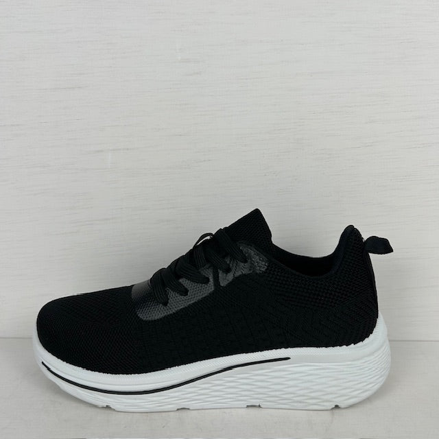 Sportieve sneakers met casual look zwart