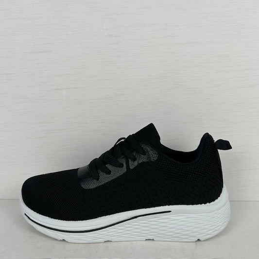 Sportieve sneakers met casual look zwart