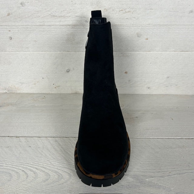 Trendy boots met panter randje