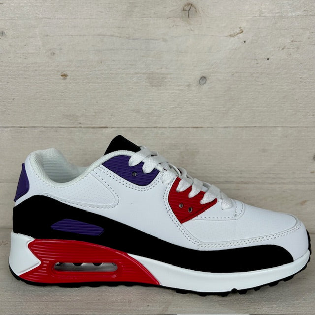 Air sneaker rood paars