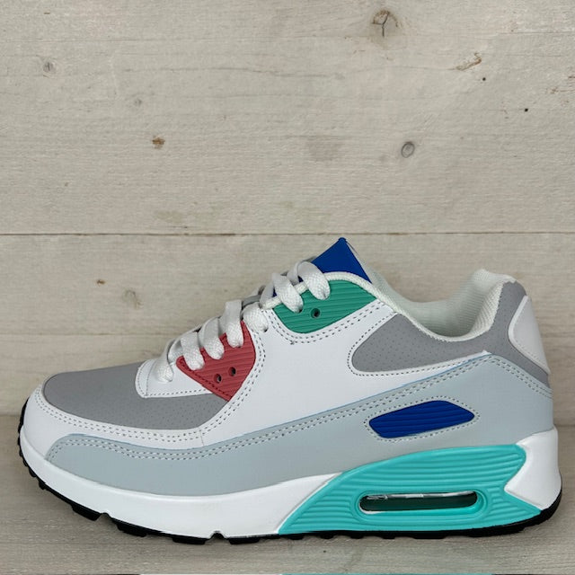 Air sneaker grijs blauw