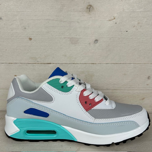 Air sneaker grijs blauw