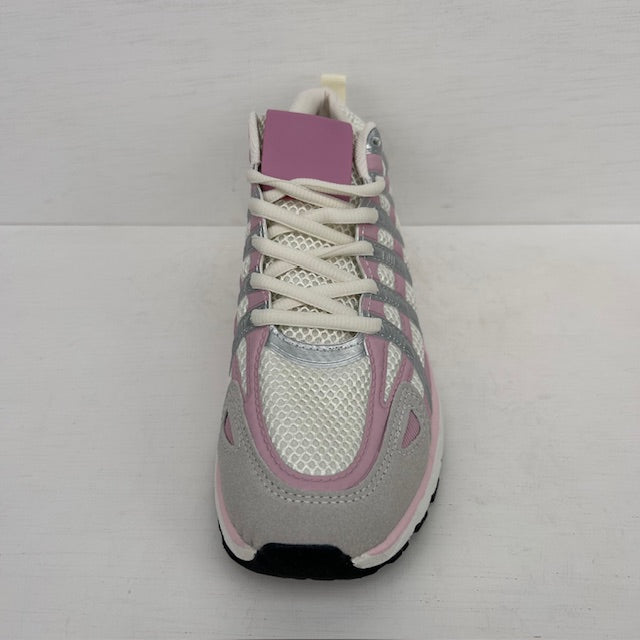 Leuke sneakers met sportieve look roze