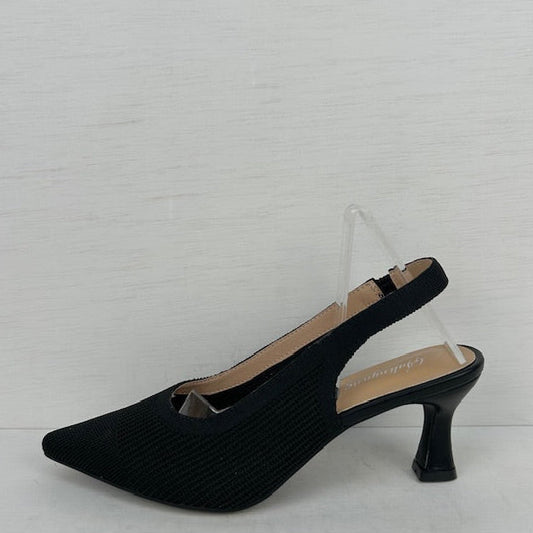 Leuke slingbacks met hakje zwart