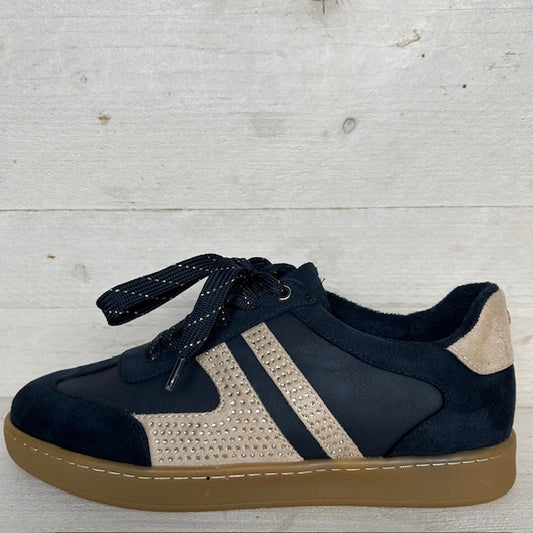 La Strada retro sneaker 2303446 dk blue beige