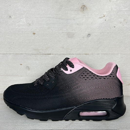 Gave air sneakers zwart rose