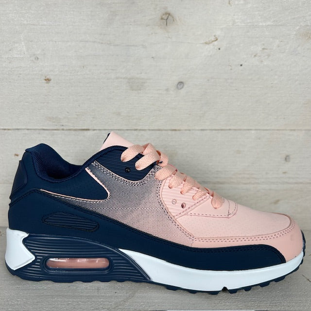 Air sneaker pink navy