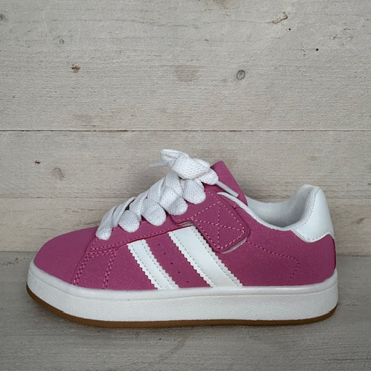 Kids leuke sneakertjes roze wit