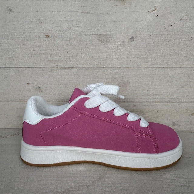 Kids leuke sneakertjes roze wit