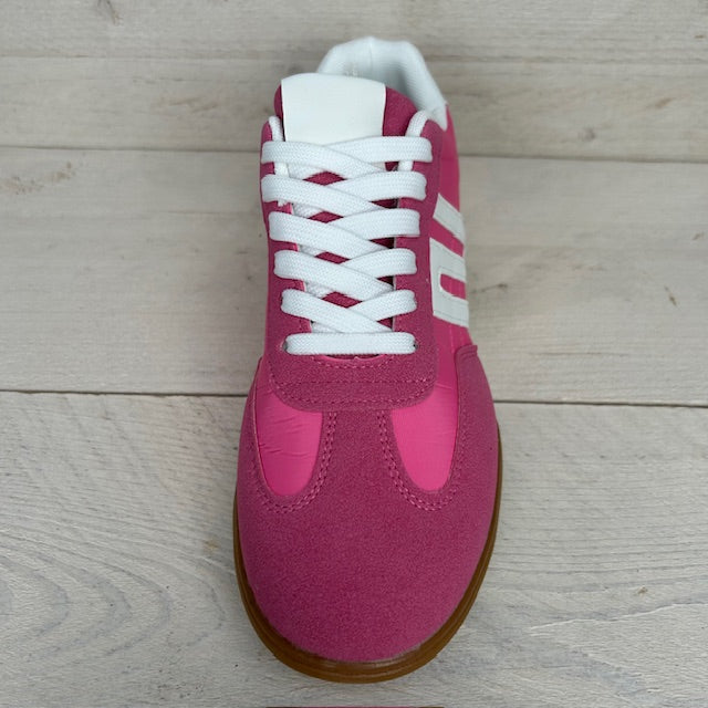 Sportieve retrosneaker roze