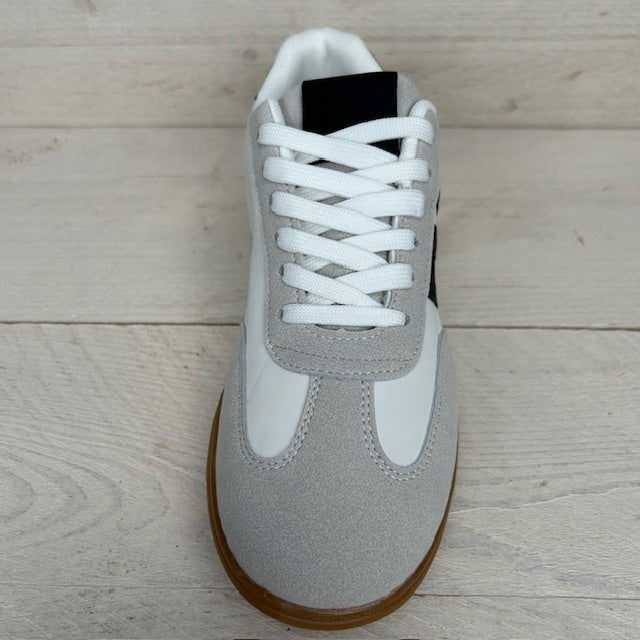 Sportieve retrosneaker wit