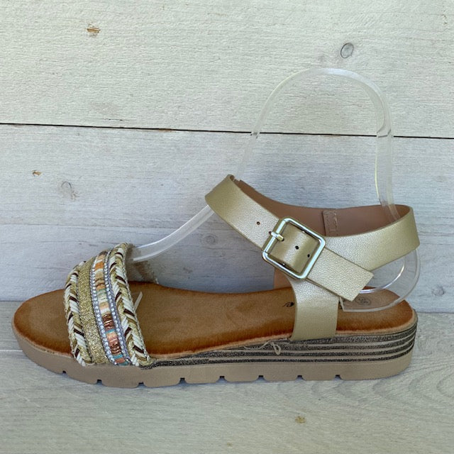 Sandalen goud