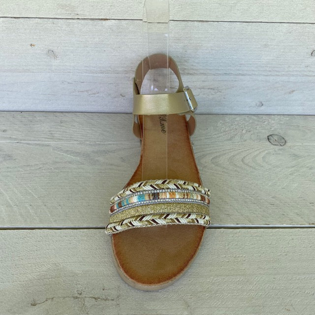 Sandalen goud