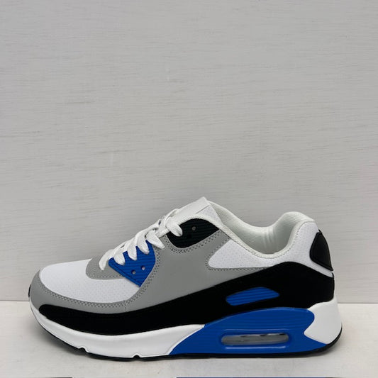 Leuke air sneakers wit blauw zwart (verkrijgbaar van maat 40 t/m maat 46)