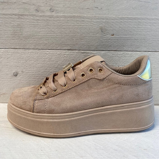 Suèdine sneaker khaki