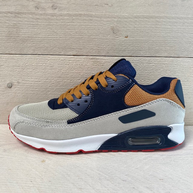 Air sneaker grijs blauw (verkrijgbaar van maat 40-45)