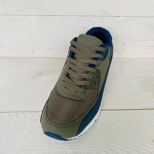 Air sneakers blauw groen (verkrijgbaar van maat 40-45)