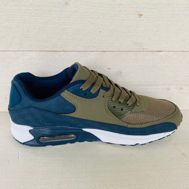 Air sneakers blauw groen (verkrijgbaar van maat 40-45)