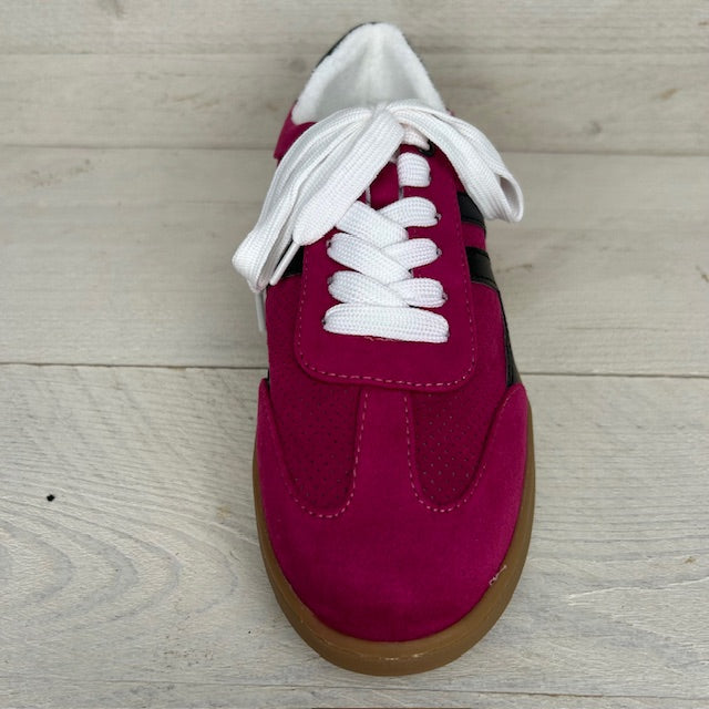 La Strada retro sneaker 2303445 dk fuchsia black