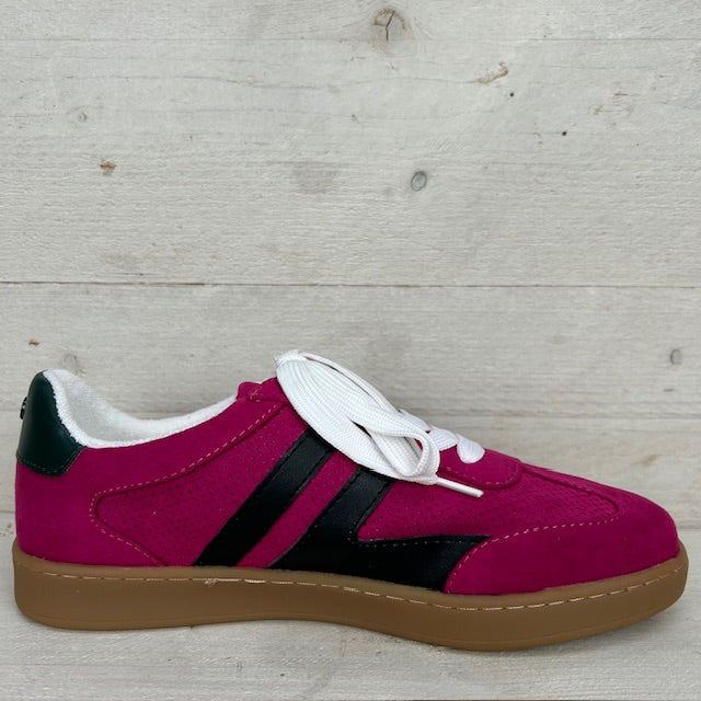 La Strada retro sneaker 2303445 dk fuchsia black