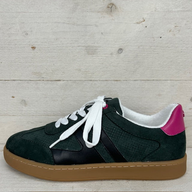 La Strada retro sneaker 2303445 dk green black