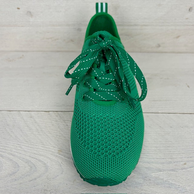 La Strada sneakers 2301828 bottle green knitted