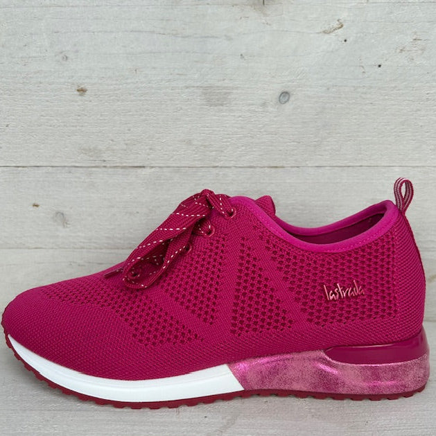 La Strada sneakers 2301828 fuchsia knitted