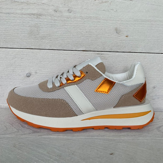 Sportieve sneakers orange