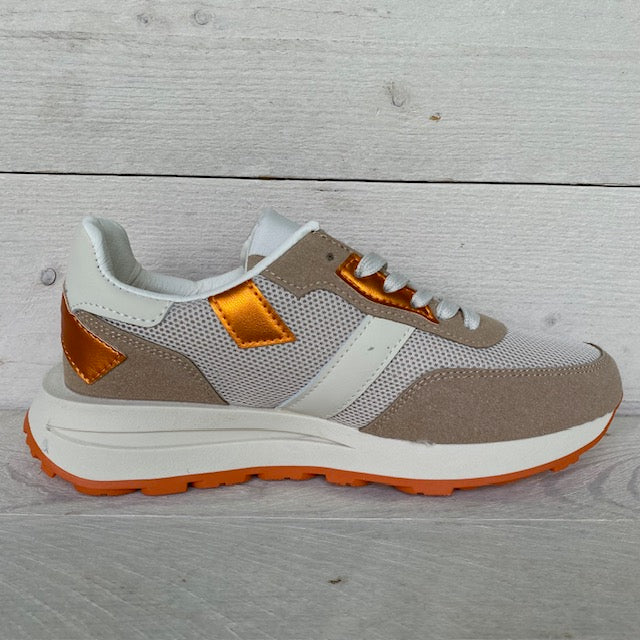 Sportieve sneakers orange