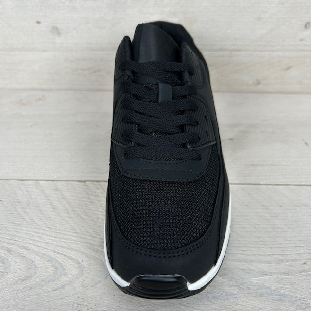 Air sneakers zwart wit (maat 40 t/m maat 45)