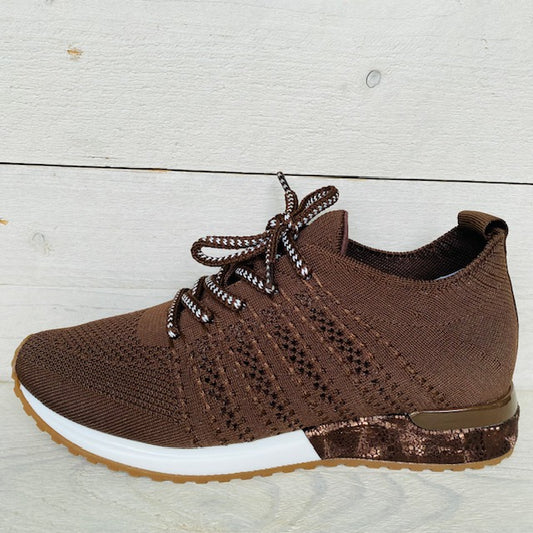 La Strada sneakers knitted 1832649 brown knitted