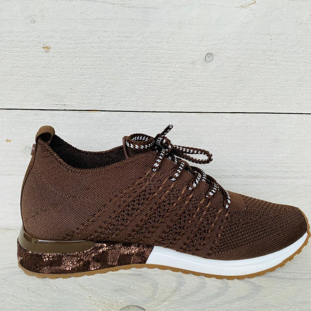 La Strada sneakers knitted 1832649 brown knitted