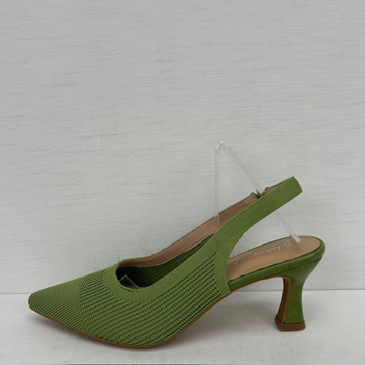 Leuke slingbacks met hakje groen