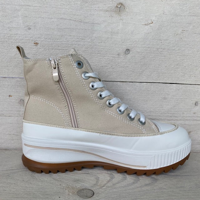 Canvassneakers beige