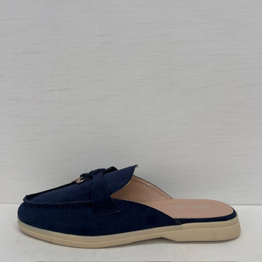 Geweldige instap slippers blauw