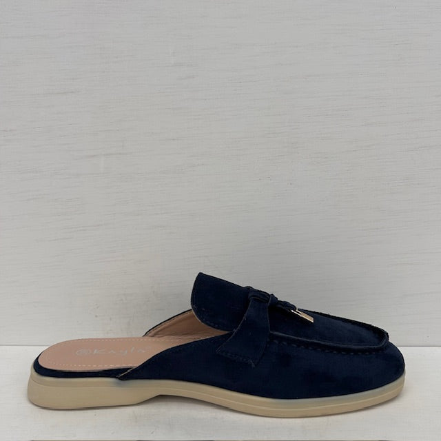 Geweldige instap slippers blauw
