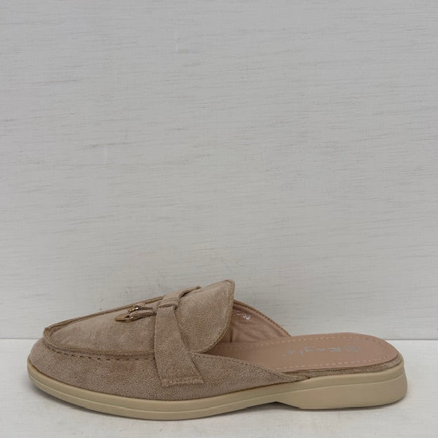 Geweldige instap slippers khaki