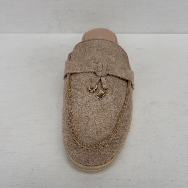 Geweldige instap slippers khaki