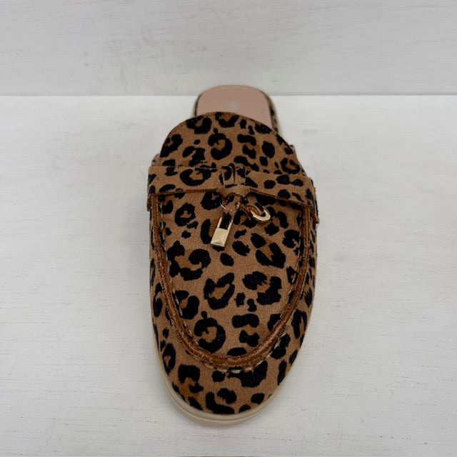 Geweldige instap slippers panter